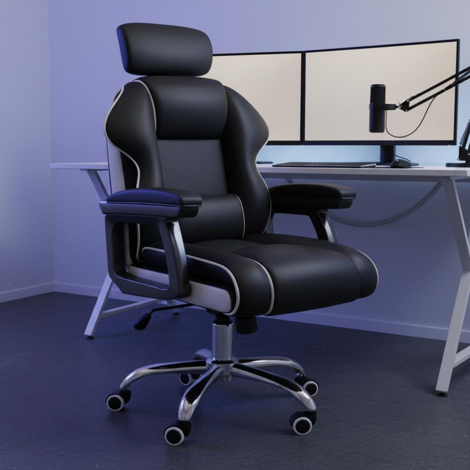 Bedroom Furniture - Ergonomic Gaming Chair Height Adjustable High-Rear