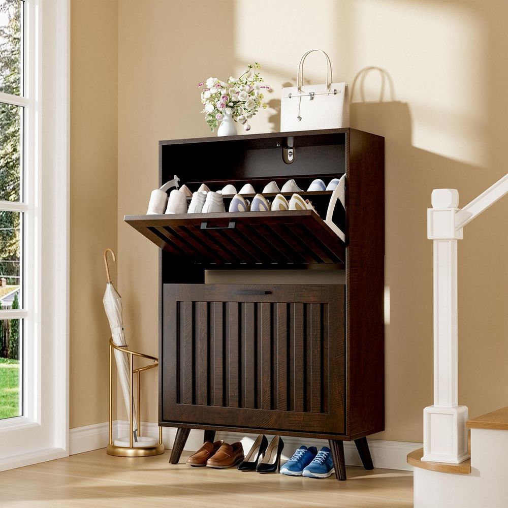 Shoe Rack Cabinet Narrow Entryway - Shoe Storage Cabinet or Entryway Narrow