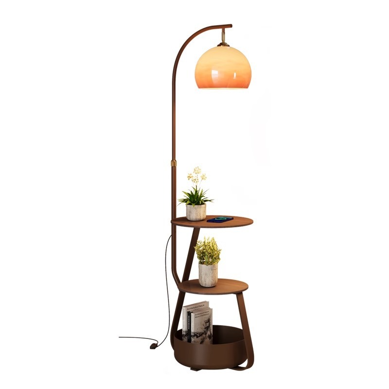 Tables - Floor lamp, antique bedroom bedside table,