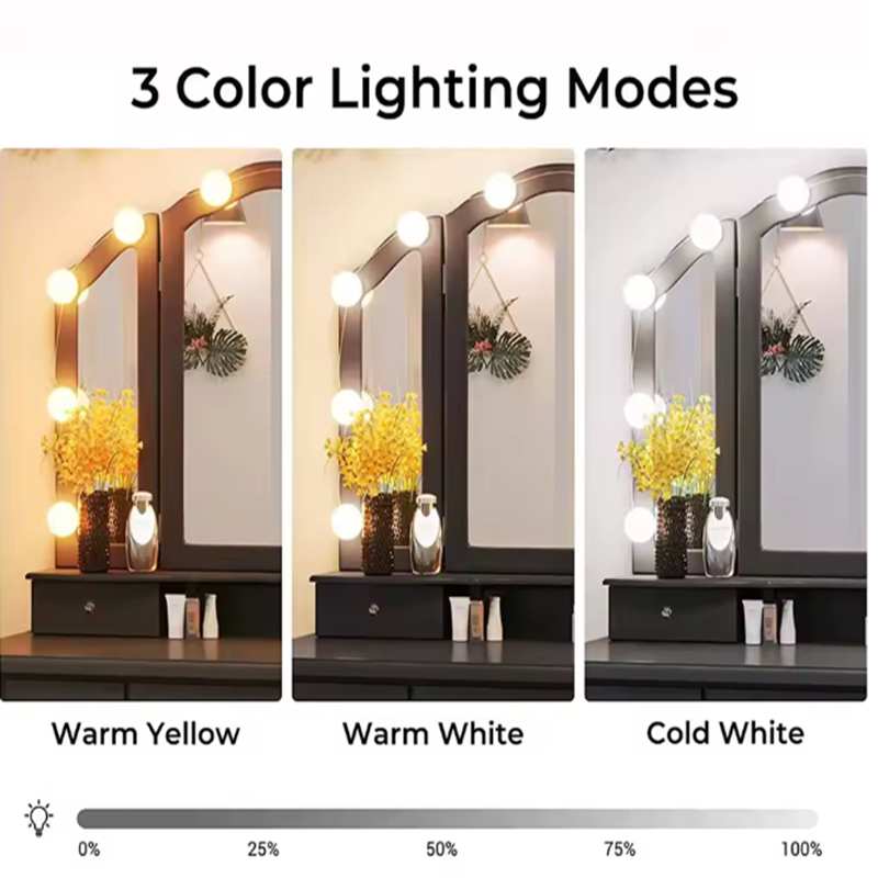 Hollywood Makeup Vanity Lamp D - đánh giá và giá Dressing Table Vanity With Lighted Mirror