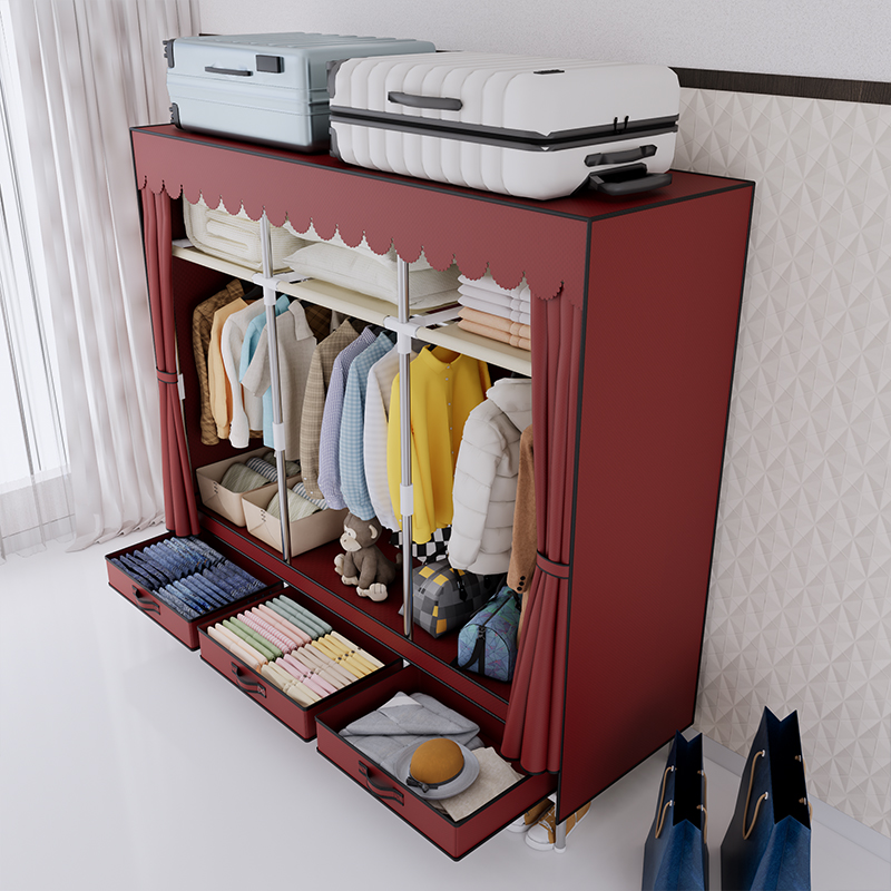 Portable Wardrobe clothes Clos - đánh giá và giá Wardrobe Closet Portable Fabric Cover