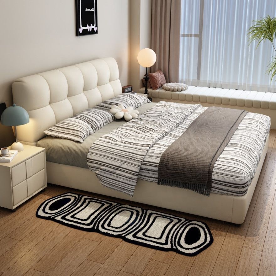 #Black Tufted Leather Storage  - đánh giá và giá King Size Bed Frame With Storage Drawers
