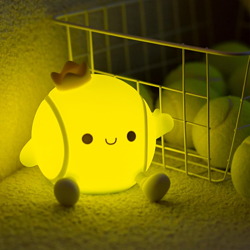 Cute Tennis Night Light Silico - đánh giá và giá Floating Nightstand With Led Light