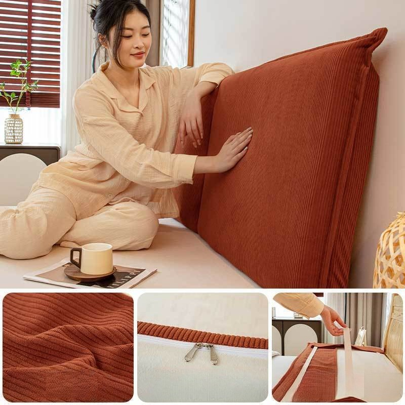 Corduroy Bed Backrest Cushion  - đánh giá và giá Headboard Cushion Backrest Tatami