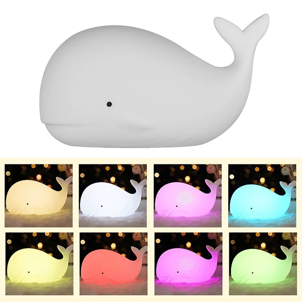 LED Night Light Cute Whale Car - đánh giá và giá Floating Nightstand With Led Light