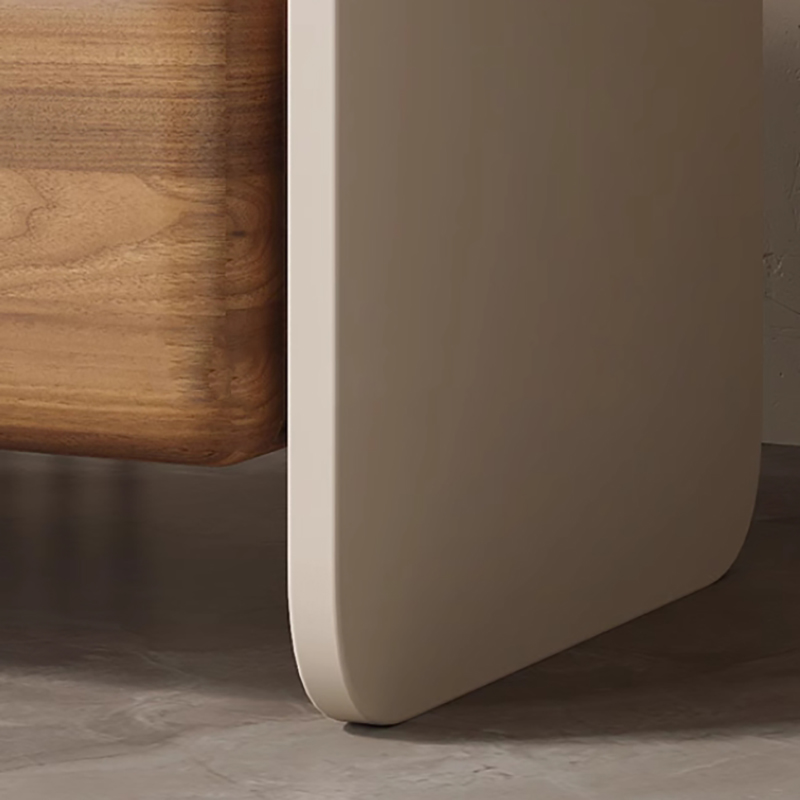 Luxury Solid Wood Rotating Nig - đánh giá và giá Solid Wood Nightstand 2 Drawers