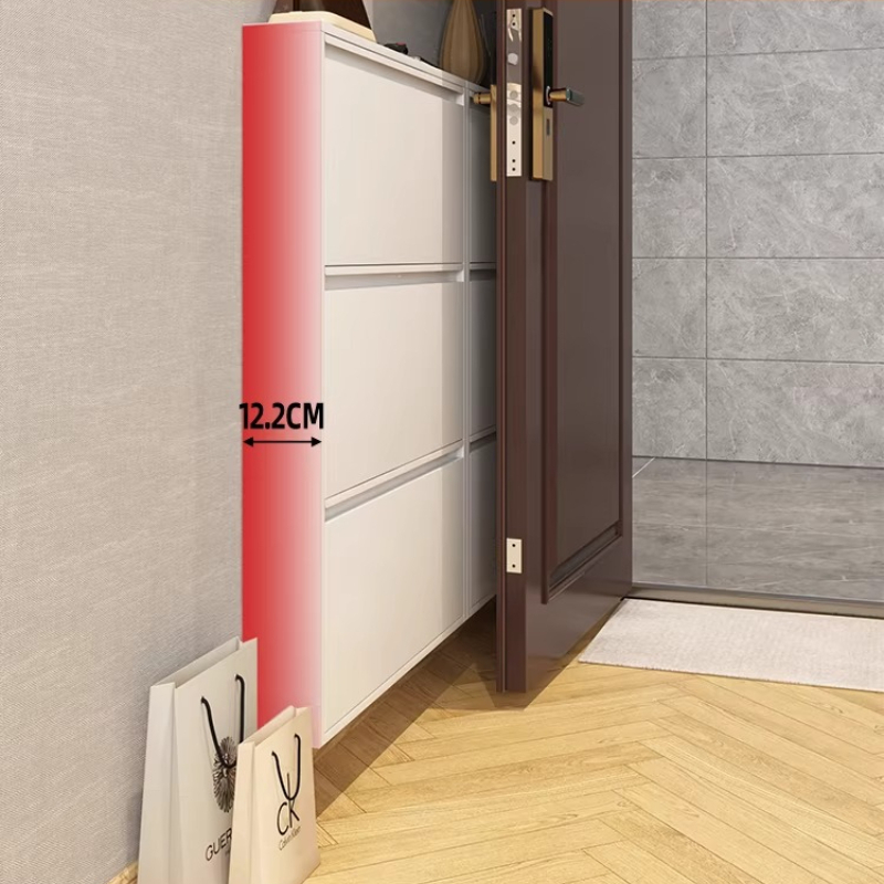 Modern Slim Shoe Cabinet, Larg - đánh giá và giá Shoe Rack Cabinet Narrow Entryway