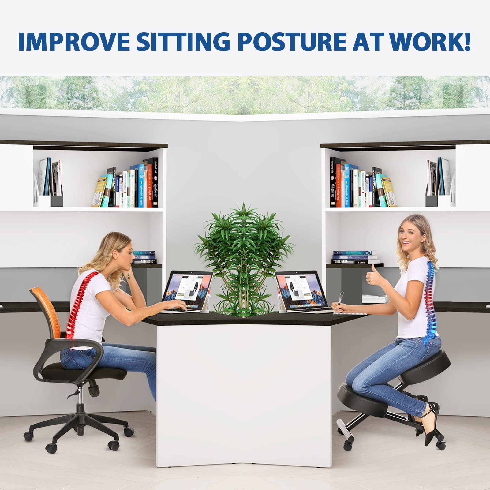Kneeling Chair Ergonomic for O - đánh giá và giá Office Furniture