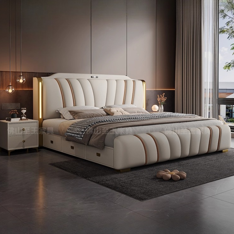 180x200CM with queen wooden be - đánh giá và giá King Size Bed Frame With Storage Drawers