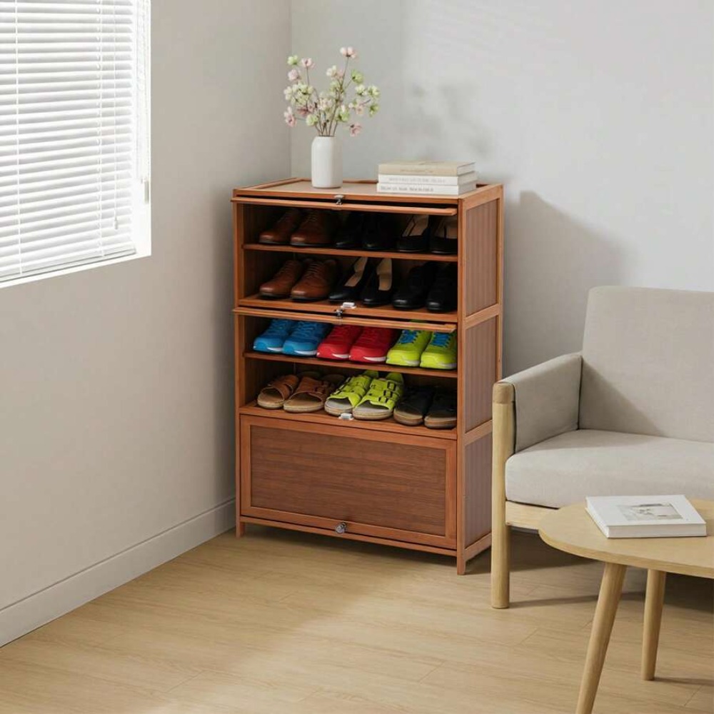 7 Tier Shoe Rack Storage Cabin - đánh giá và giá Shoe Rack Cabinet Narrow Entryway