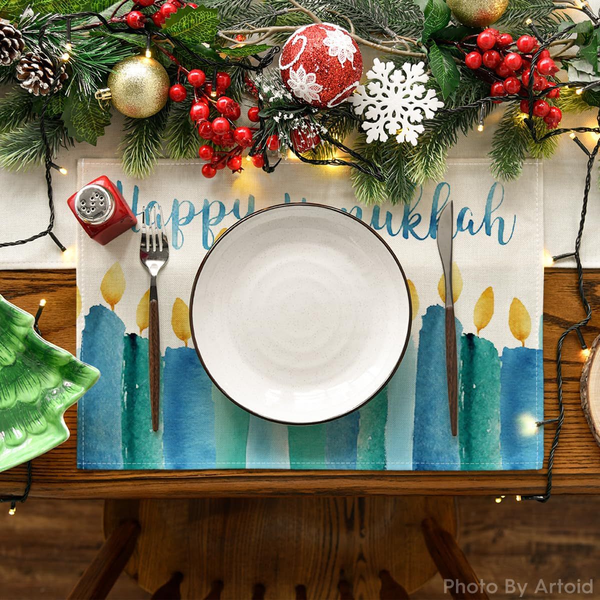 8Pcs Jewish Holiday Placemat S - đánh giá và giá Tables