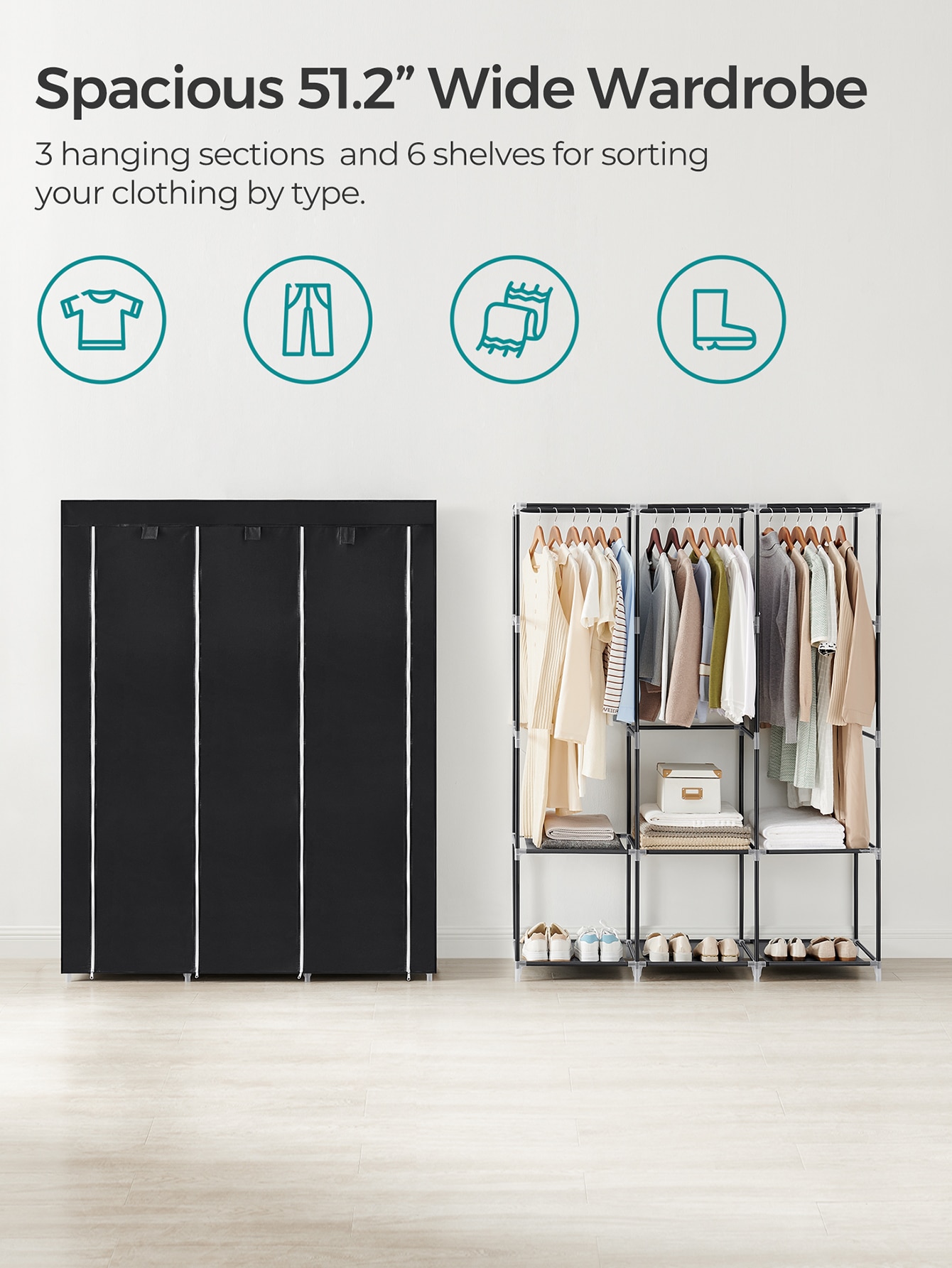 Portable Closet Organizer Mode - đánh giá và giá Wardrobe Closet Portable Fabric Cover