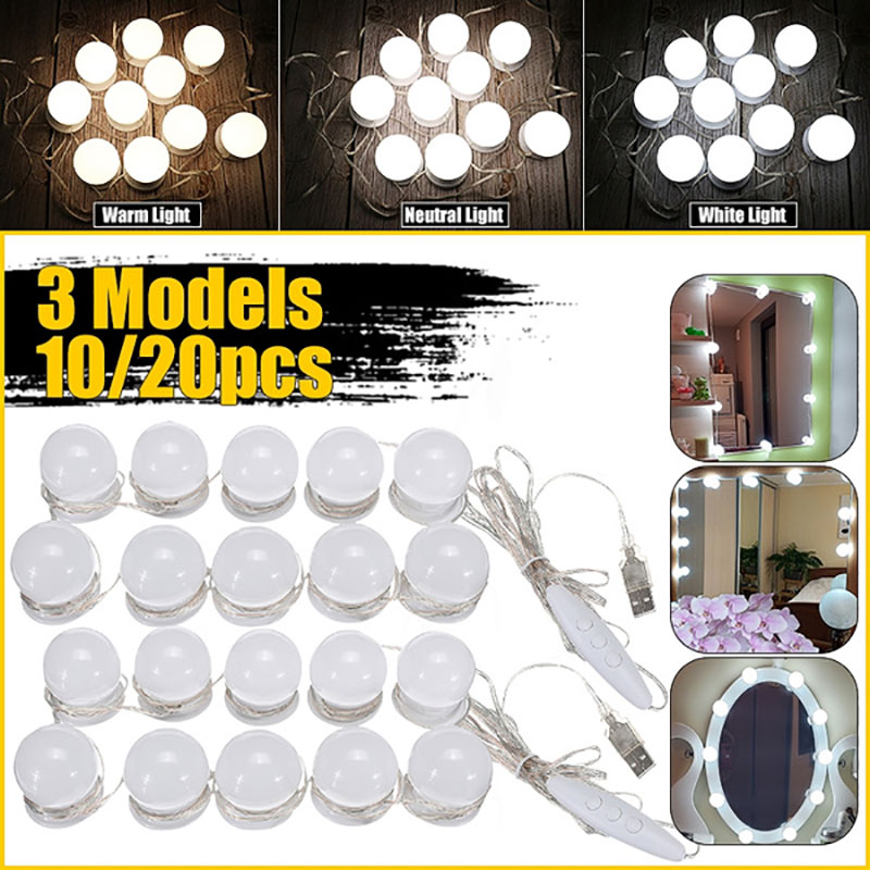 LED Makeup Mirror Light Bulbs  - đánh giá và giá Dressing Table Vanity With Lighted Mirror