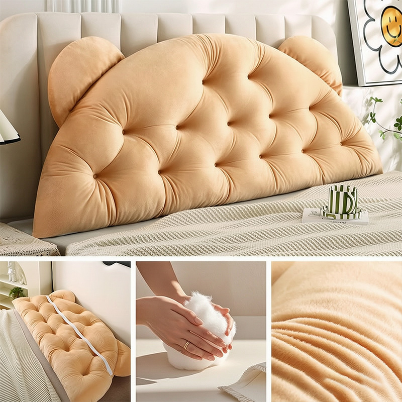 Bear Ear Headboard Backrest Cu - đánh giá và giá Headboard Cushion Backrest Tatami