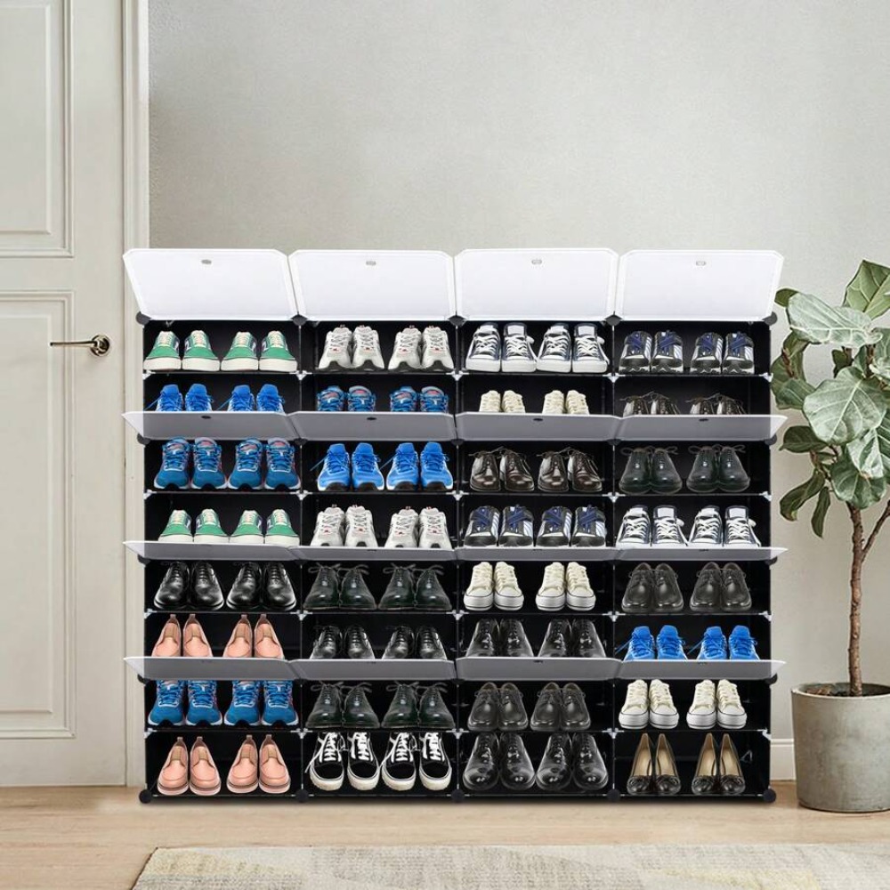 8 Tier Portable Shoe Rack Orga - đánh giá và giá Shoe Rack Cabinet Narrow Entryway
