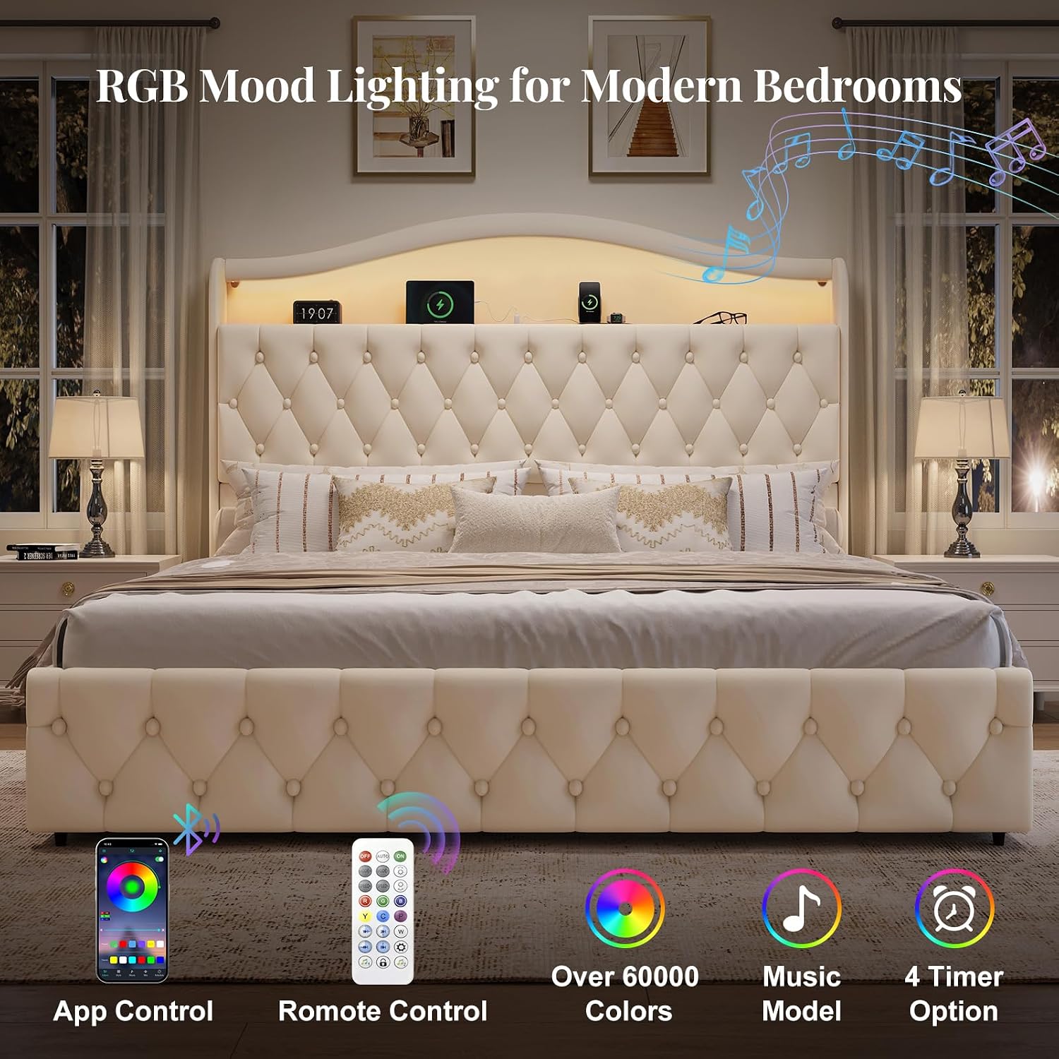 King Size Platform Bed Frame W - đánh giá và giá King Size Bed Frame With Storage Drawers