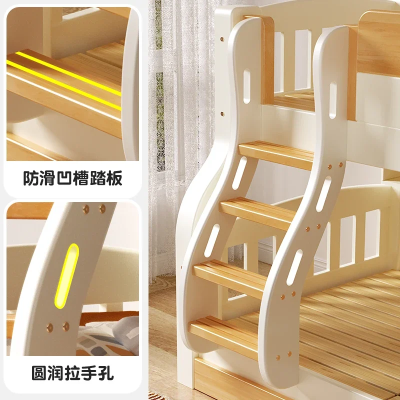 Loft Double Bed With Stairs Fr - đánh giá và giá King Size Bed Frame With Storage Drawers