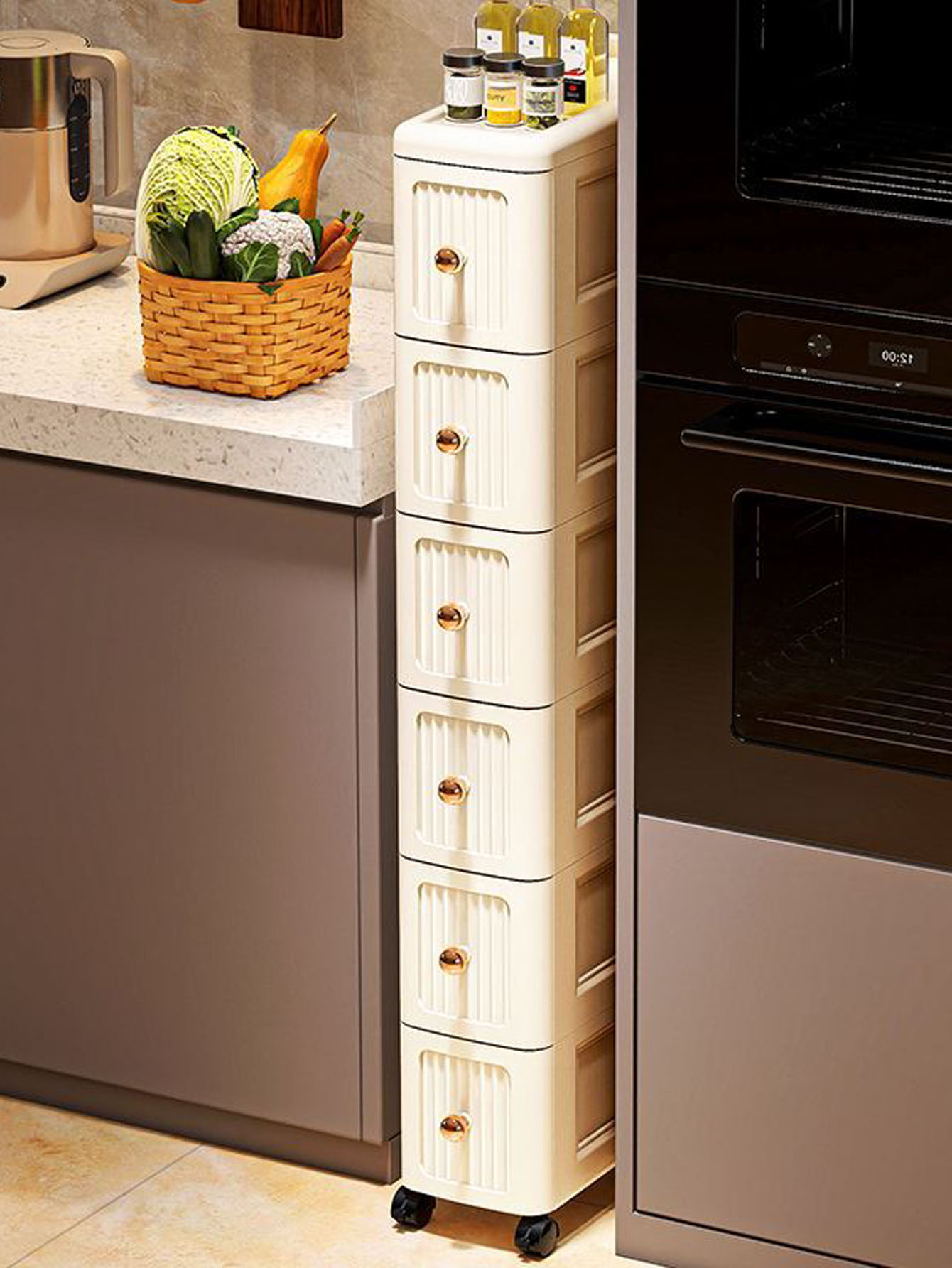 15CM Wide Gap Storage Cabinet  - đánh giá và giá Tables