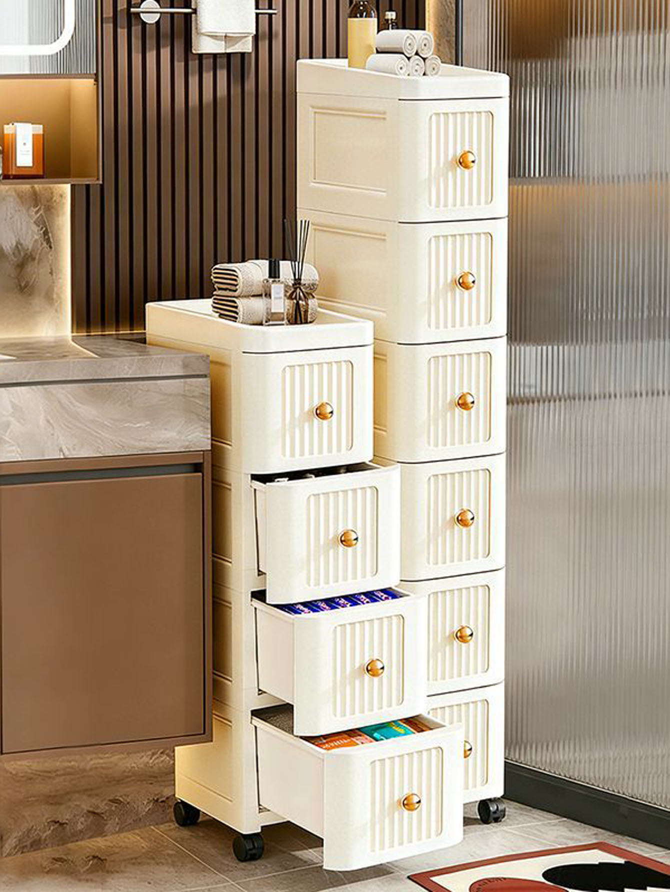 15CM Wide Gap Storage Cabinet  - đánh giá và giá Tables