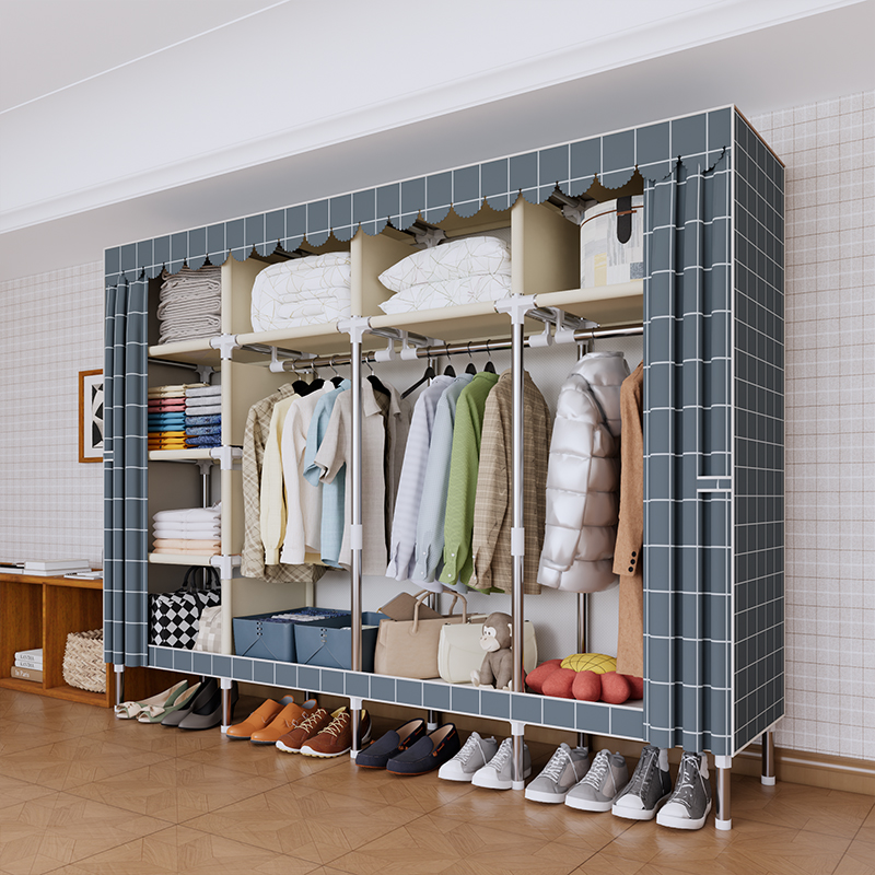 Fashion-Print Portable Wardrob - đánh giá và giá Wardrobe Closet Portable Fabric Cover
