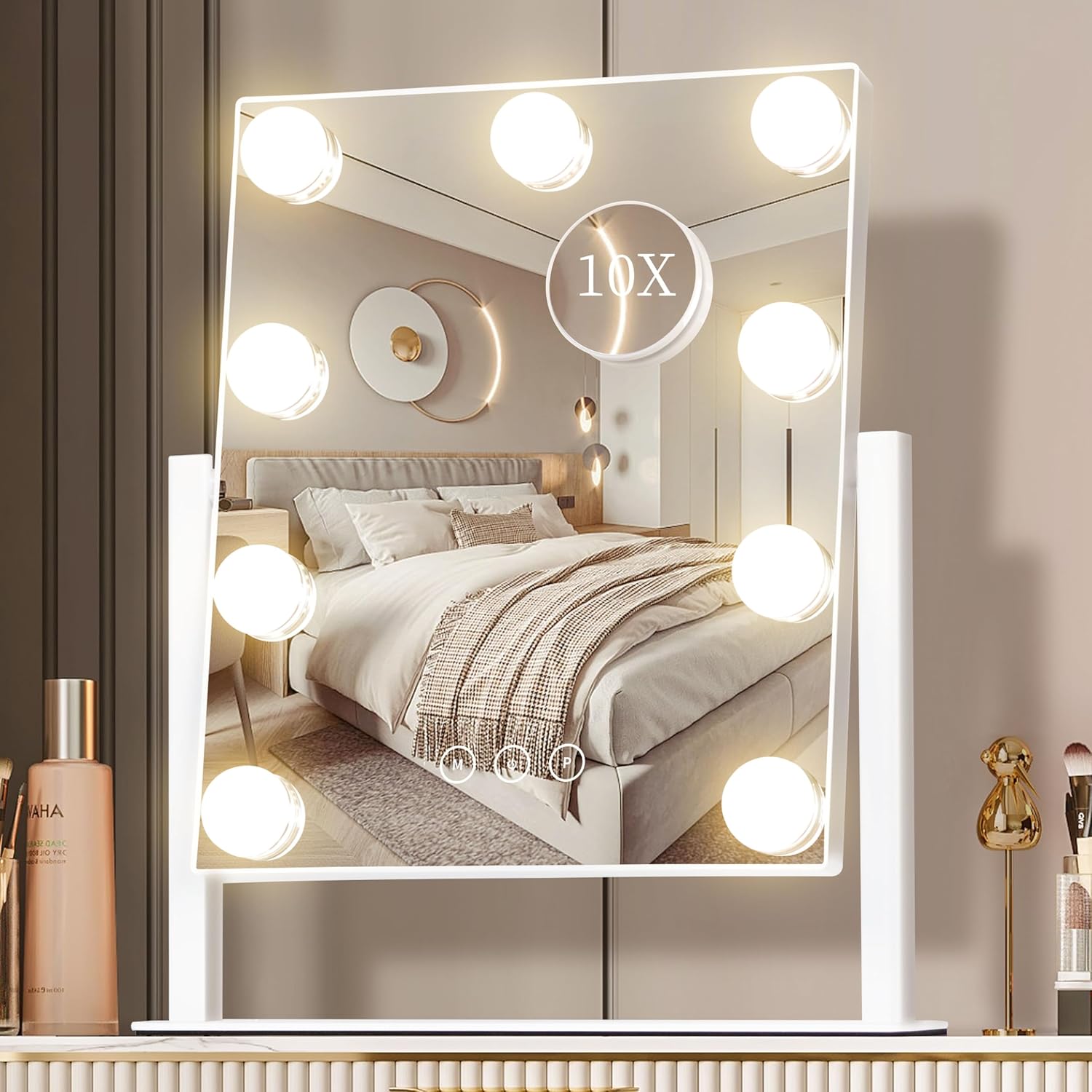Vanity Mirror Lights Hollywood - đánh giá và giá Dressing Table Vanity With Lighted Mirror