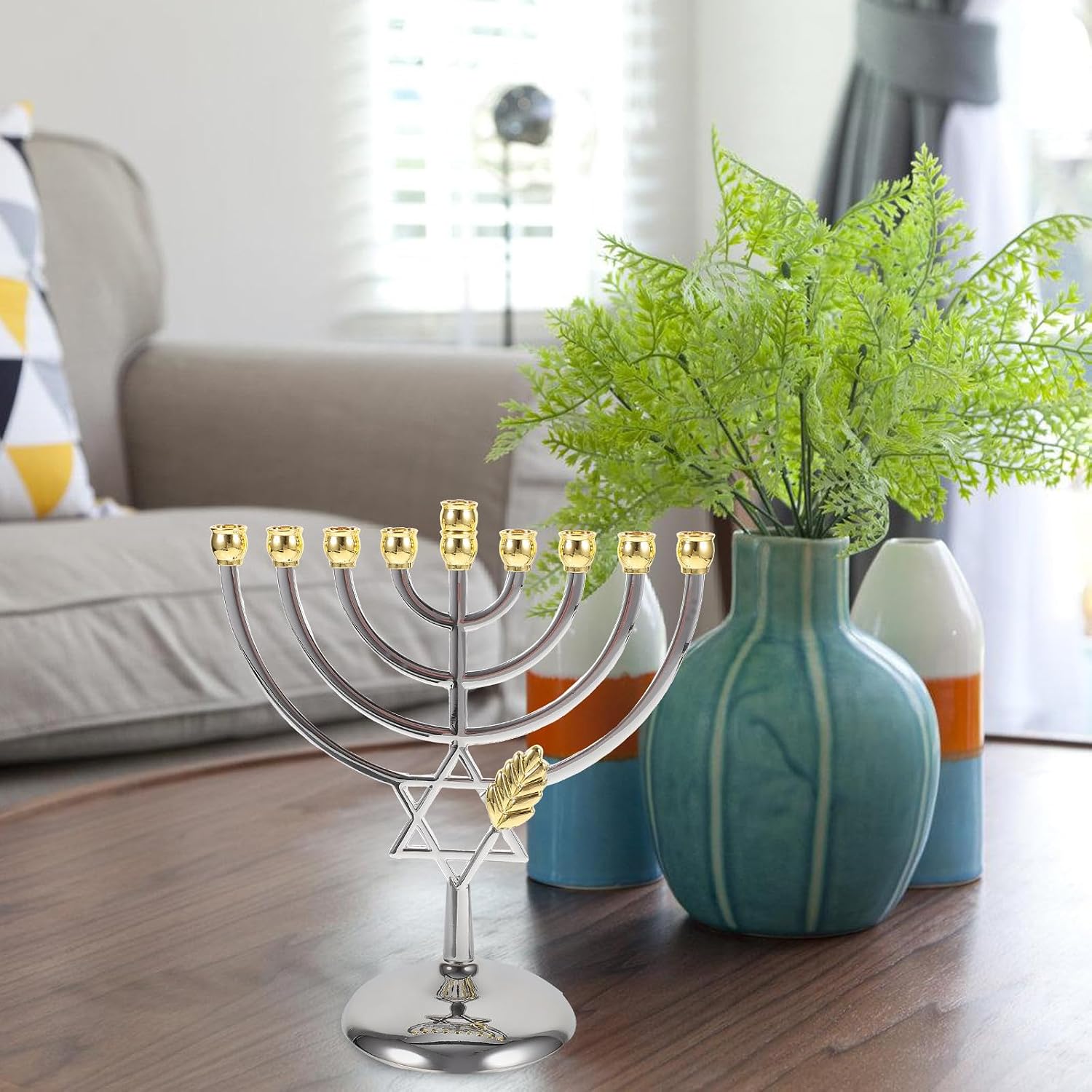 9 Branch Hanukkah Menorah Meta - đánh giá và giá Tables