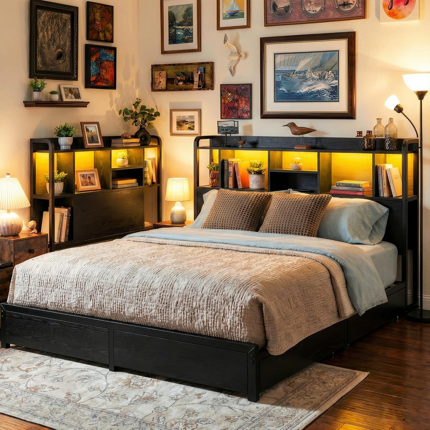 King Size Bed Frame Storage He - đánh giá và giá King Size Bed Frame With Storage Drawers
