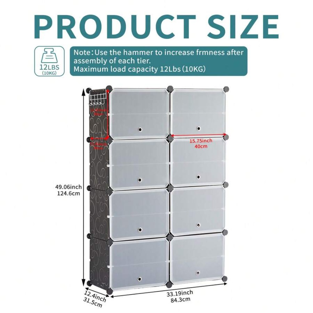 Shoe Storage Cabinet 8 Layer S - đánh giá và giá Shoe Rack Cabinet Narrow Entryway