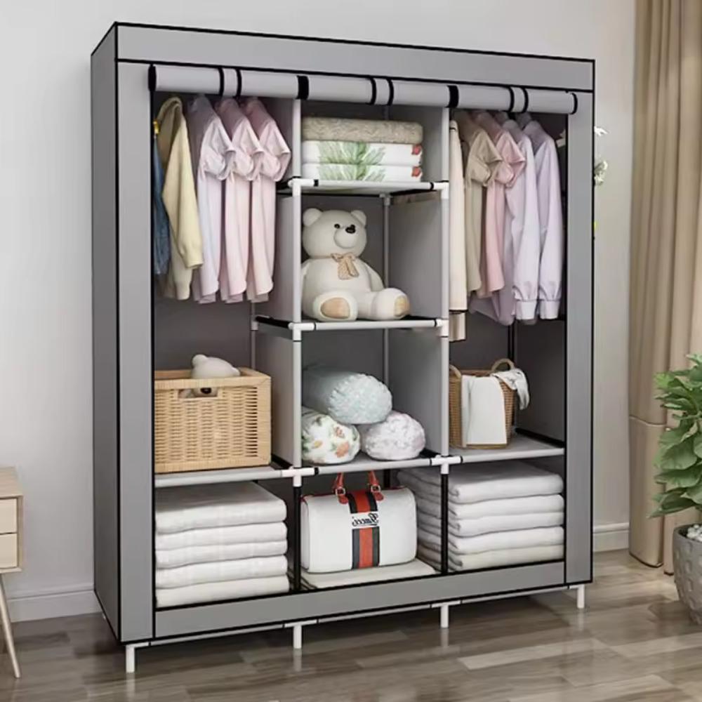 64 Inch Portable Clothes Wardr - đánh giá và giá Wardrobe Closet Portable Fabric Cover