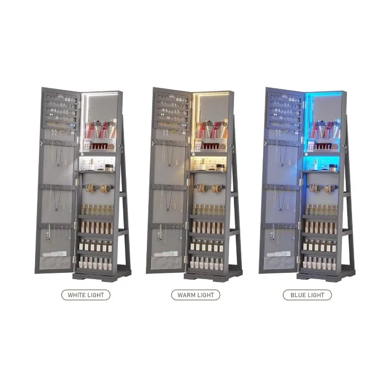 LED Jewelry Armoire with Full  - đánh giá và giá Full Length Mirror Jewelry Armoire