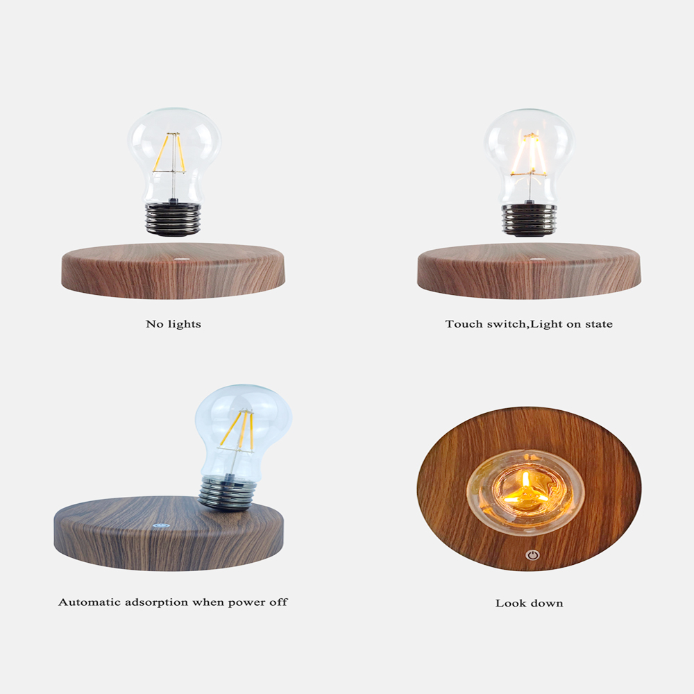 Magnetic Levitation Lamp Creat - đánh giá và giá Floating Nightstand With Led Light