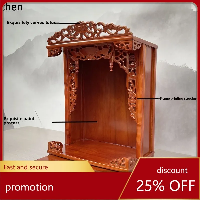 r5.20  Solid Wood Buddha Shrin - đánh giá và giá Tables