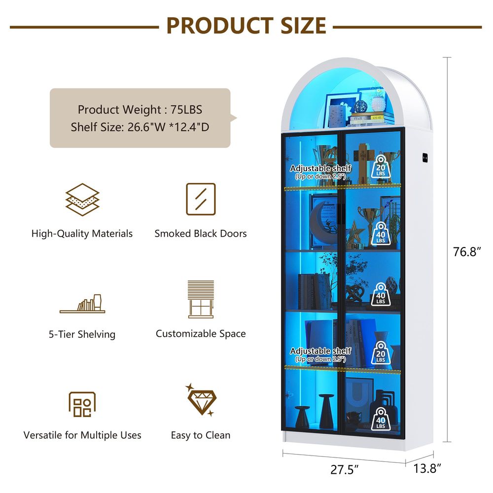 Display Cabinet with Doors and - đánh giá và giá Storage