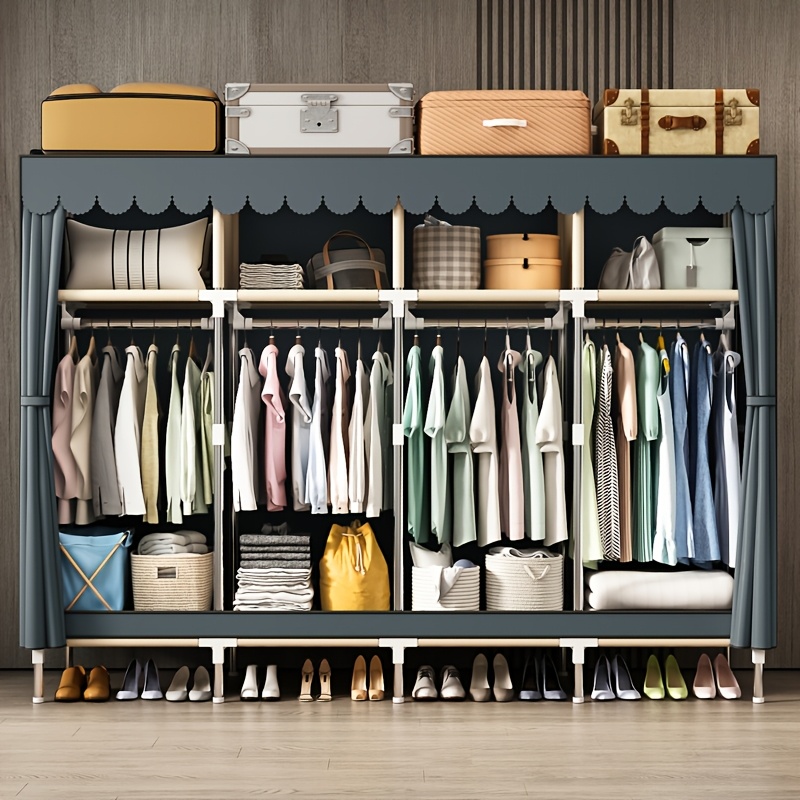 Metal Frame Portable Closet Or - đánh giá và giá Wardrobe Closet Portable Fabric Cover