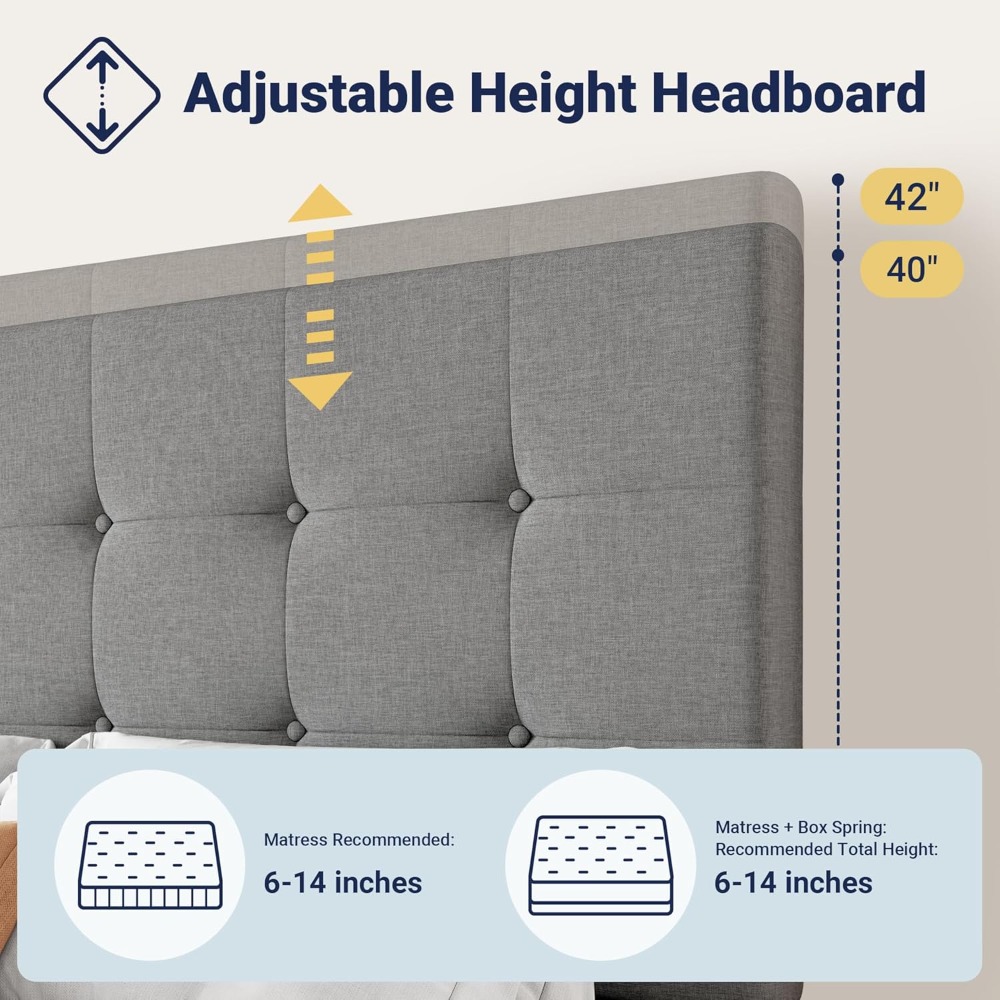 US Shipping King Size Platform - đánh giá và giá King Size Bed Frame With Storage Drawers