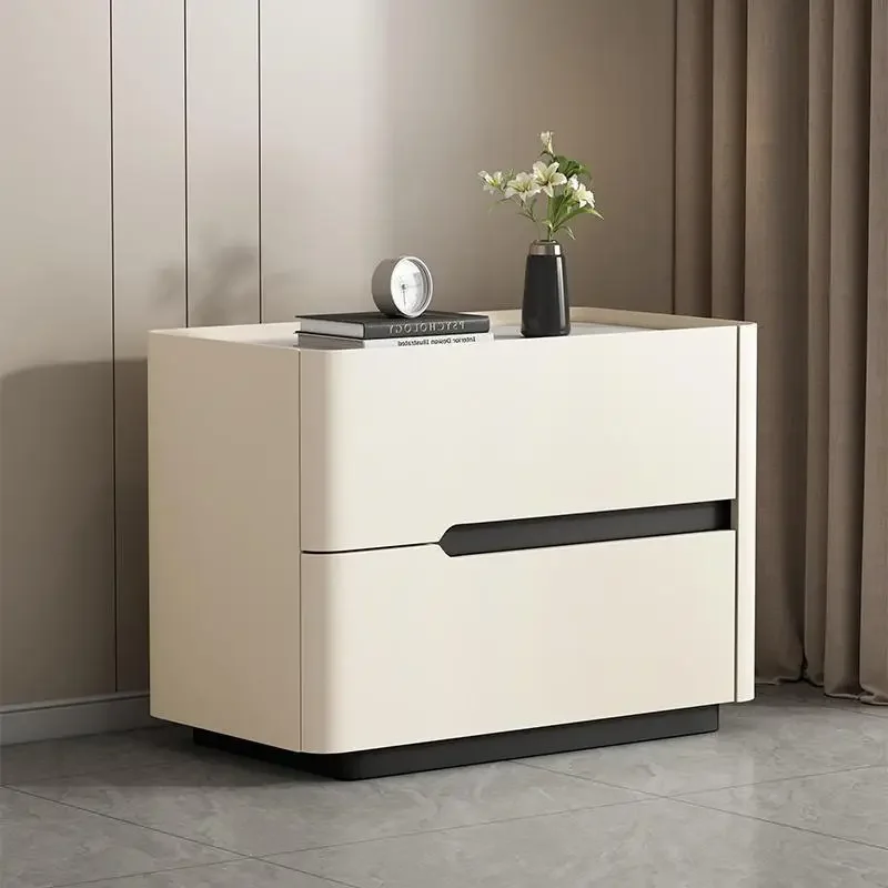 Nordic Modern Night Table Stor - đánh giá và giá Solid Wood Nightstand 2 Drawers
