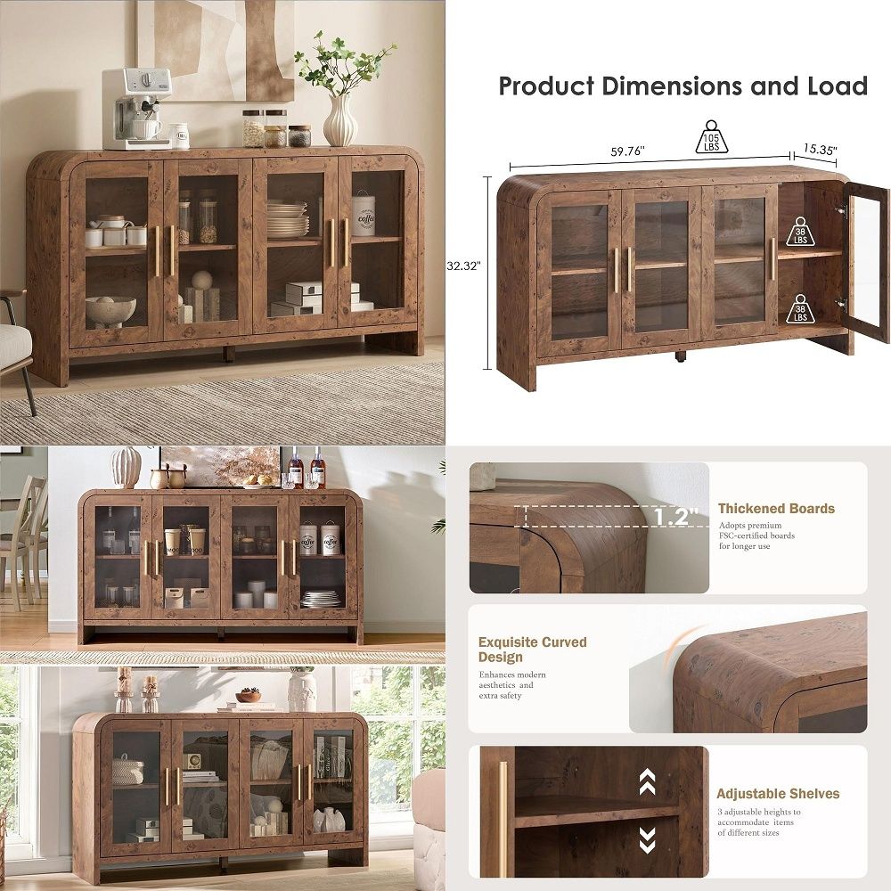 Sideboard Buffet Cabinet with  - đánh giá và giá Tables
