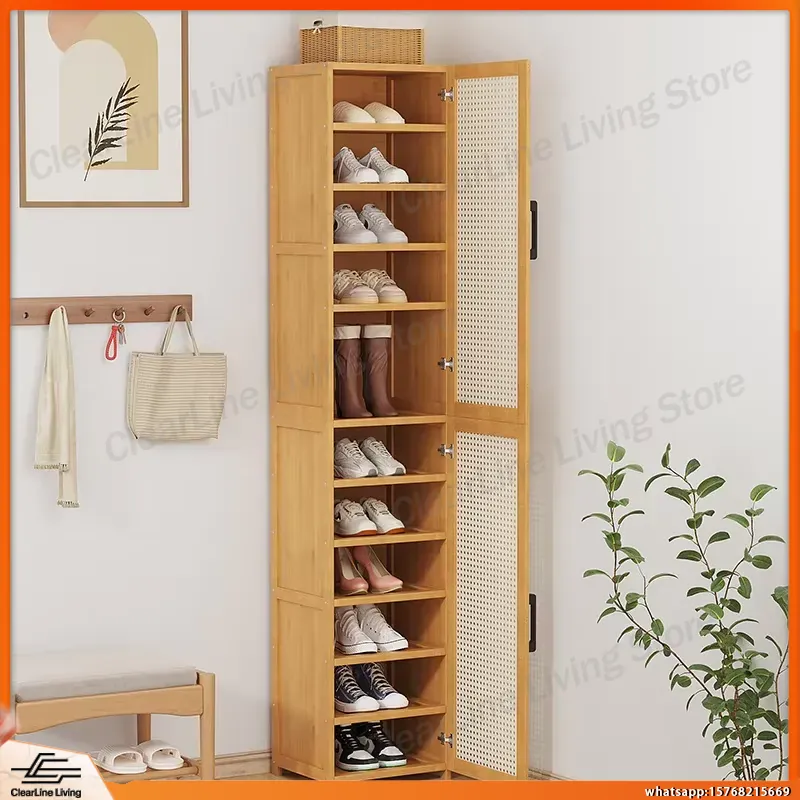 Modern Multi-Layer Shoe Rack f - đánh giá và giá Shoe Rack Cabinet Narrow Entryway