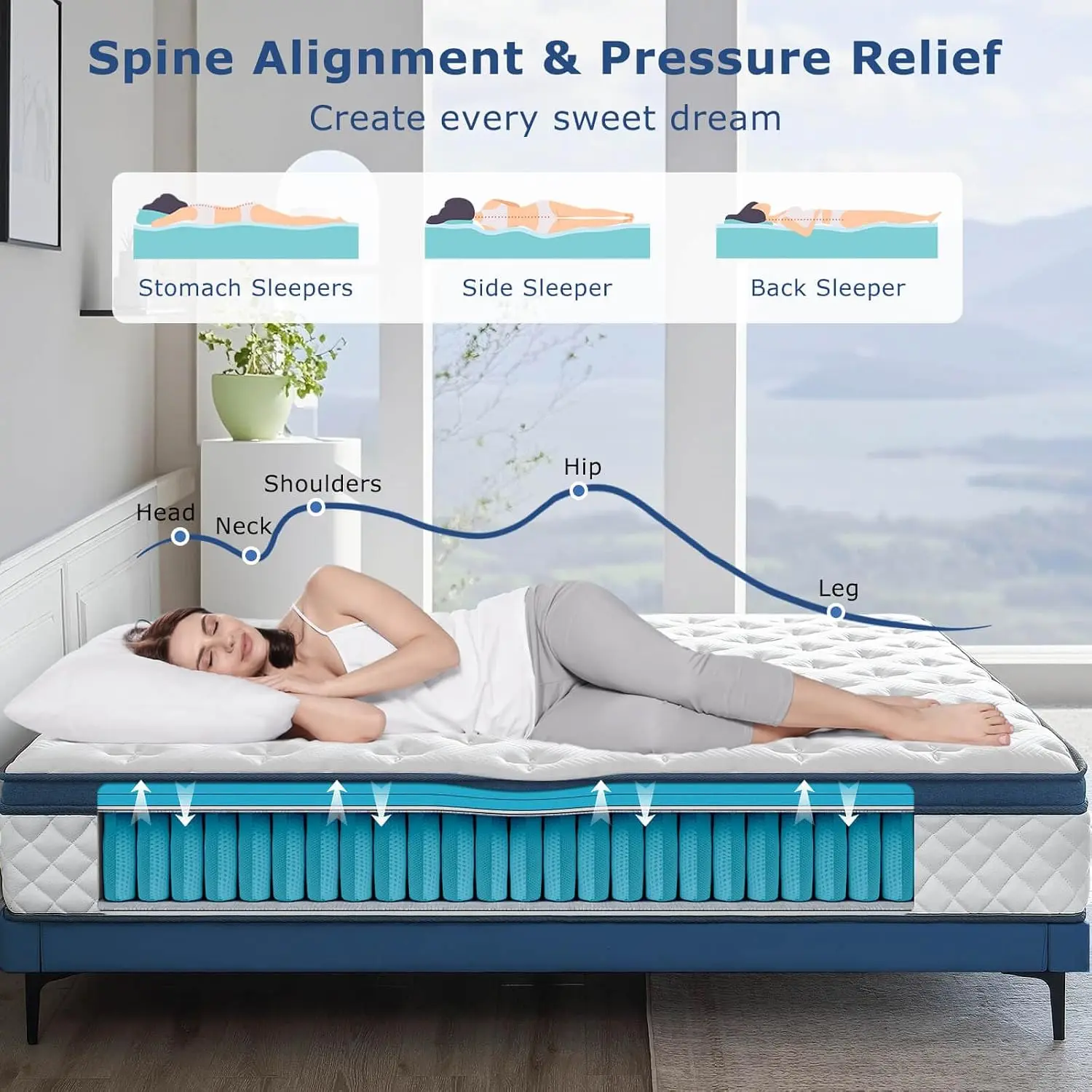Queen Mattress, 12 Inch Medium - đánh giá và giá Memory Foam Mattress In A Box Queen