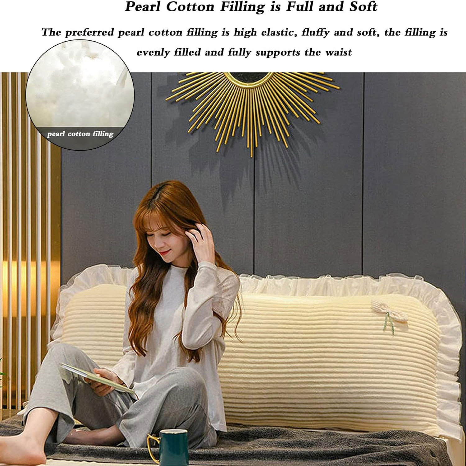 90/120/150CM Tatami Pillow Hea - đánh giá và giá Headboard Cushion Backrest Tatami